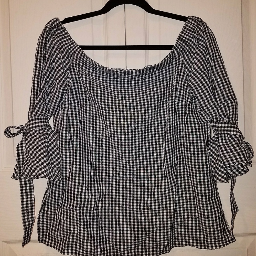 Off the shoulder blouse
